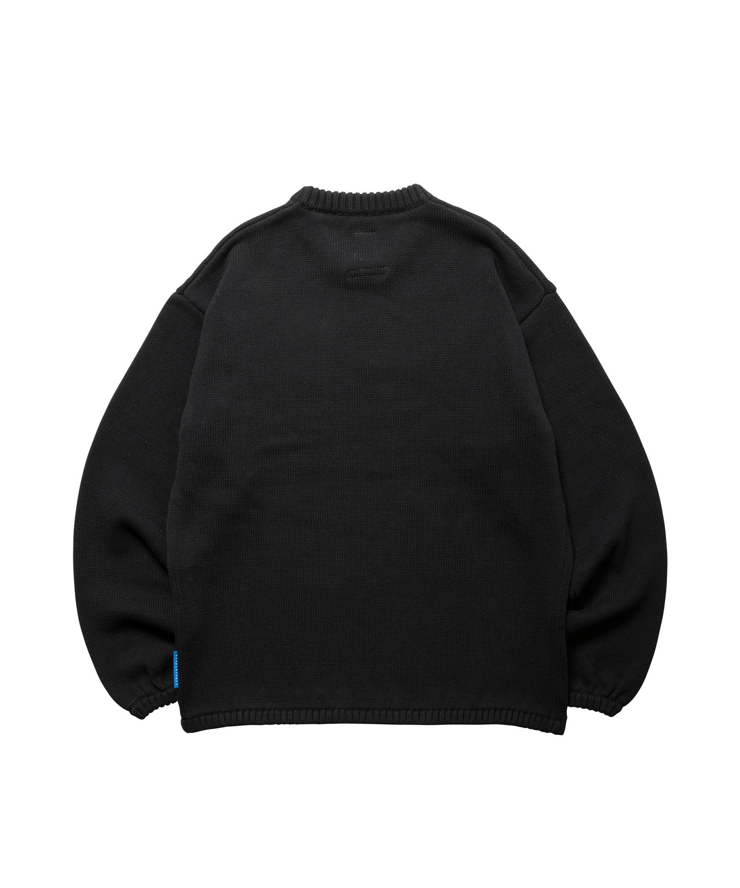 Liberaiders / WOVEN LOGO KNIT SWEATER