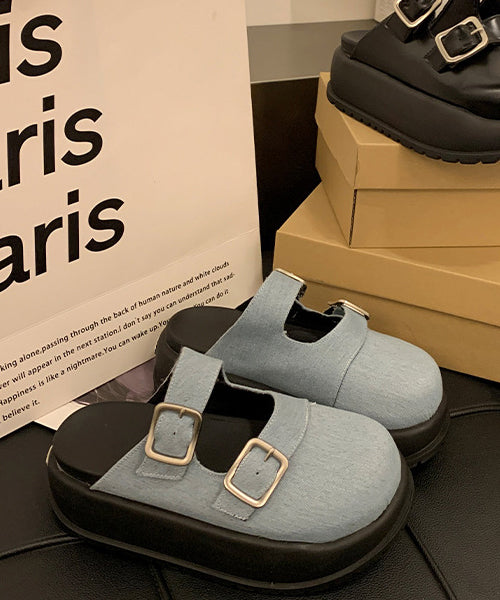 Chick / Platform Sandal 厚底 ダブルストラップ サボサンダル