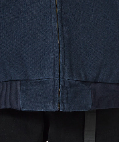 ALL RUNS / ダックコットン キルティングライナー フルジップフーデッドブルゾン