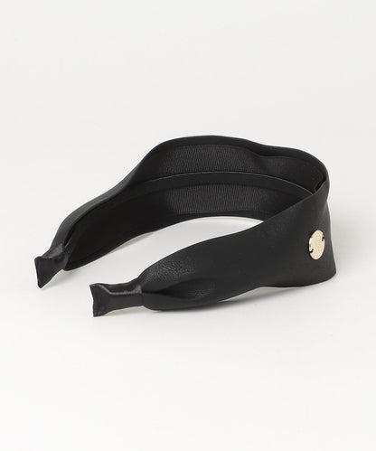 TRESSE / wide lether serre-tete