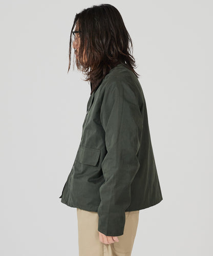 ALL RUNS / 襟コーデュロイ ピーチスキン ハンティングジャケット