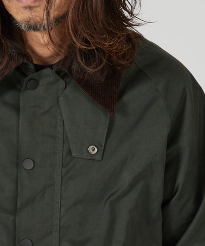 ALL RUNS / 襟コーデュロイ ピーチスキン ハンティングジャケット