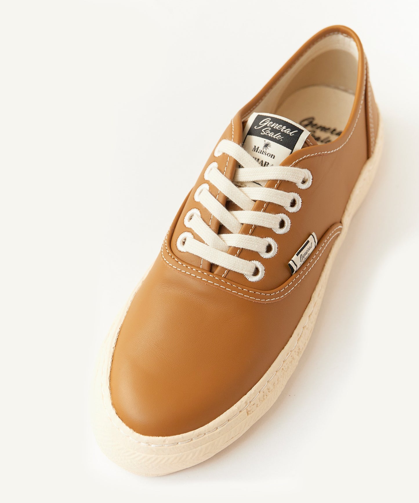 General Scale. Maison MIHARA YASUHIRO / KIEFER Leather Low-Top Sneakers