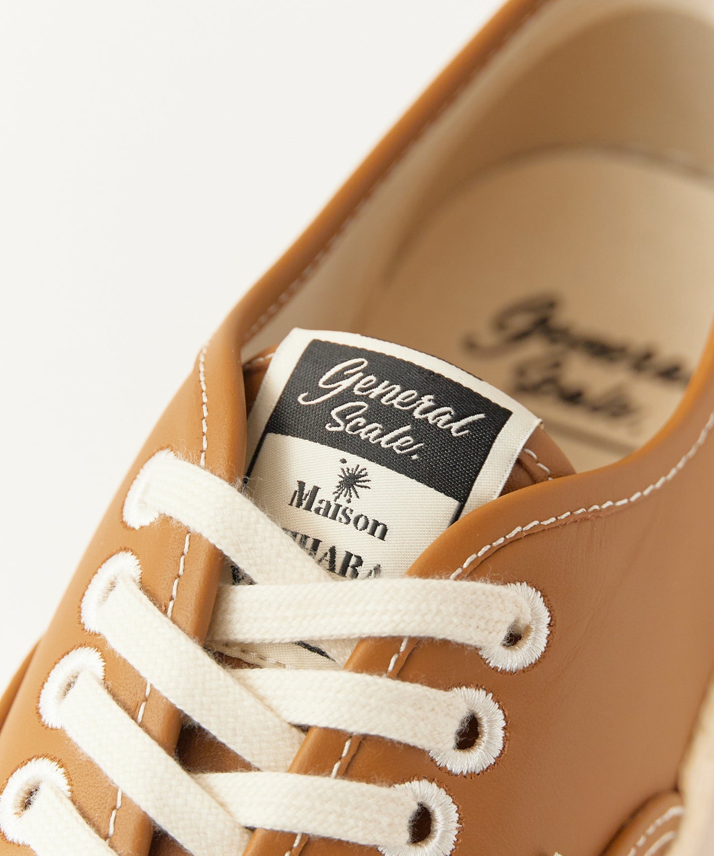 General Scale. Maison MIHARA YASUHIRO / KIEFER Leather Low-Top Sneakers