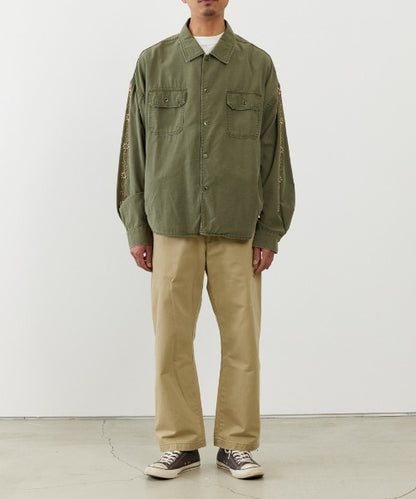 【4月旬下旬お届け】REMI RELIEF / WIDE MILITARY SHIRT