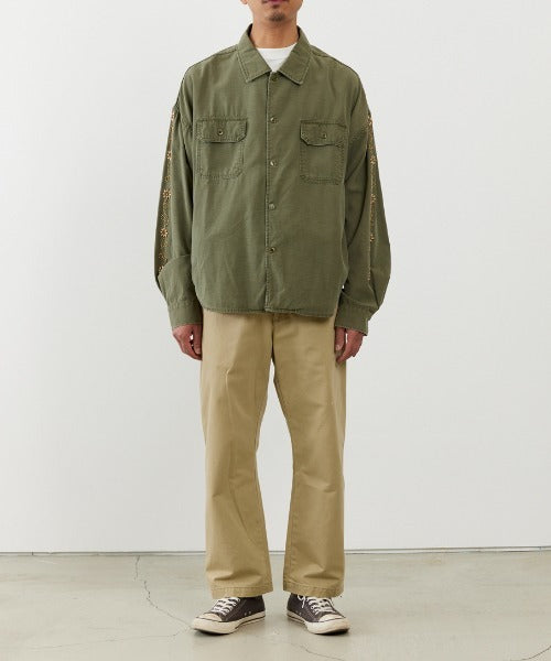 【4月旬下旬お届け】REMI RELIEF / WIDE MILITARY SHIRT