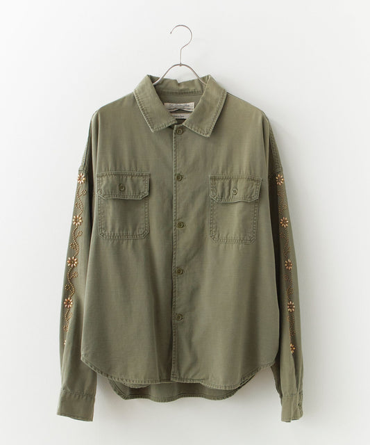【4月旬下旬お届け】REMI RELIEF / WIDE MILITARY SHIRT
