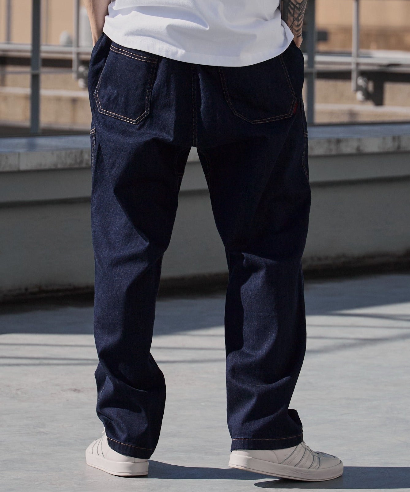 Gramicci / STRETCH DENIM LOOSE TAPERED RIDGE PANT – ROOP TOKYO Gramicci / STRETCH DENIM LOOSE TAPERED RIDGE PANT – ROOP TOKYO