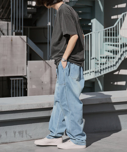 【2月中旬発送】Gramicci / STRETCH DENIM LOOSE TAPERED RIDGE PANT