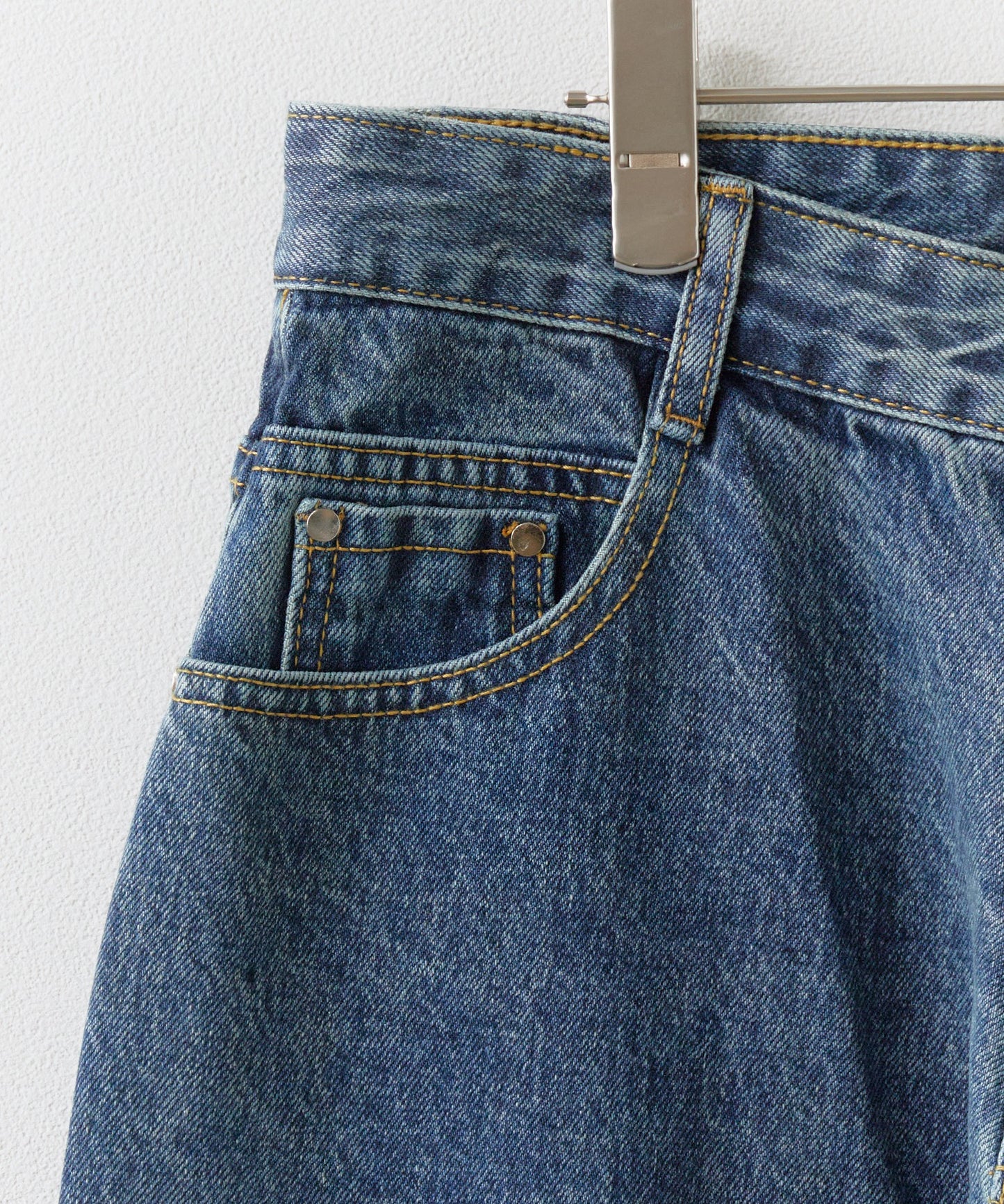 ALL RUNS / 5ポケット コットンワイドデニムパンツ