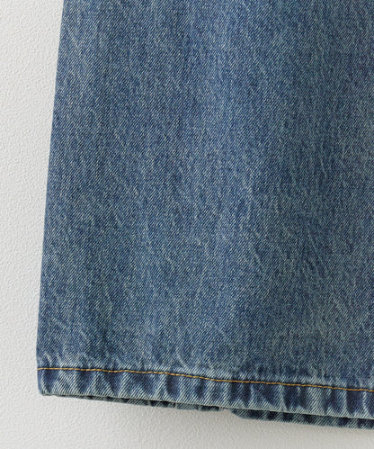 ALL RUNS / 5ポケット コットンワイドデニムパンツ