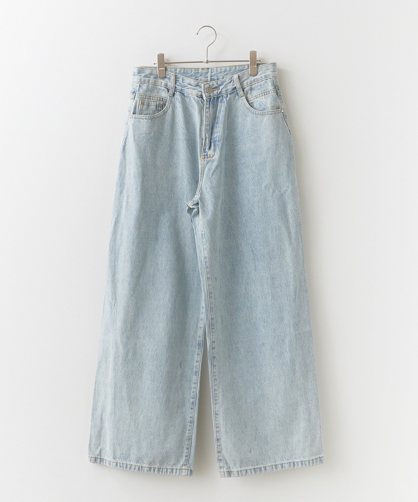 ALL RUNS / 5ポケット コットンワイドデニムパンツ