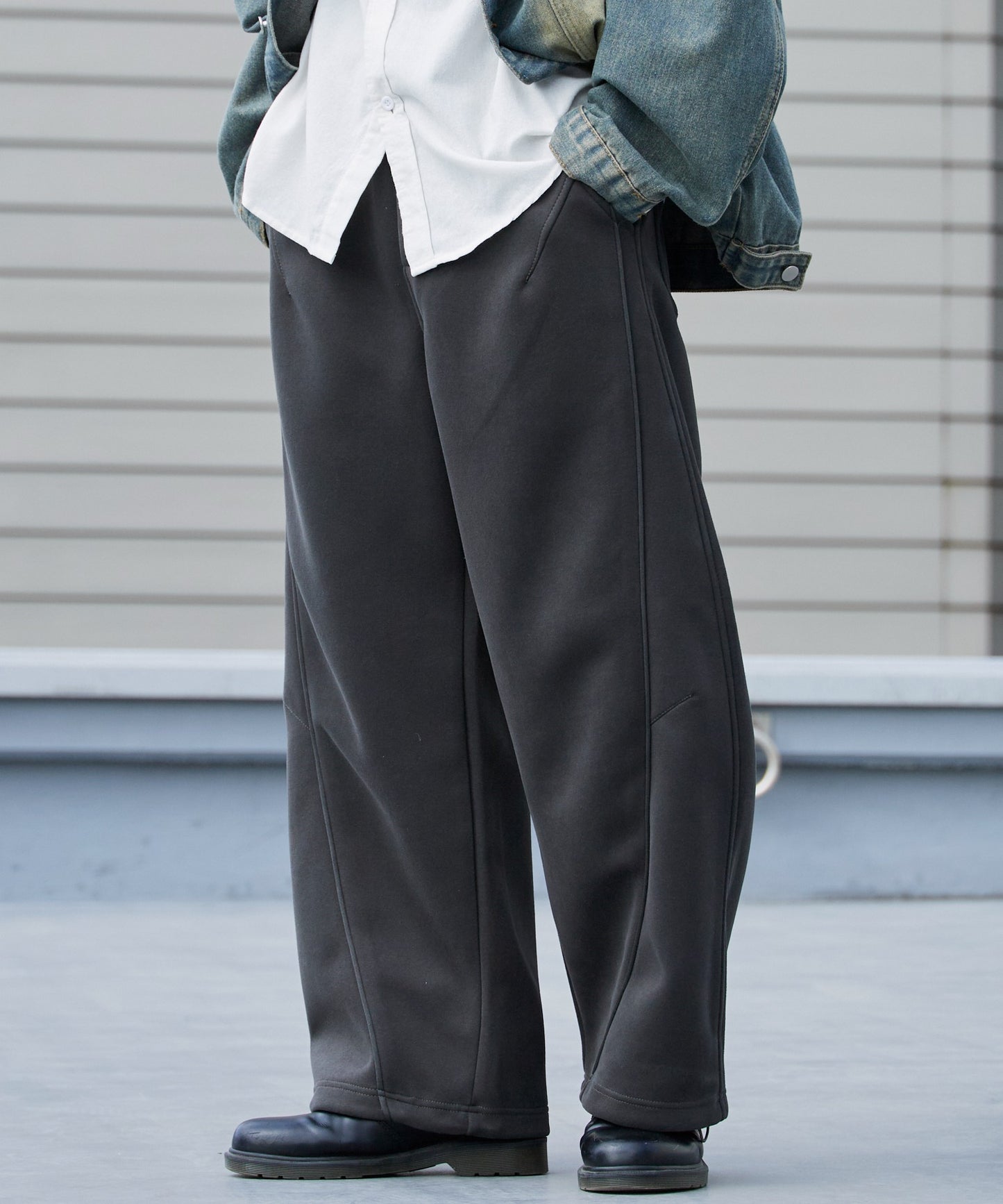 ALL RUNS / カーブシルエット イージースウェットパンツ