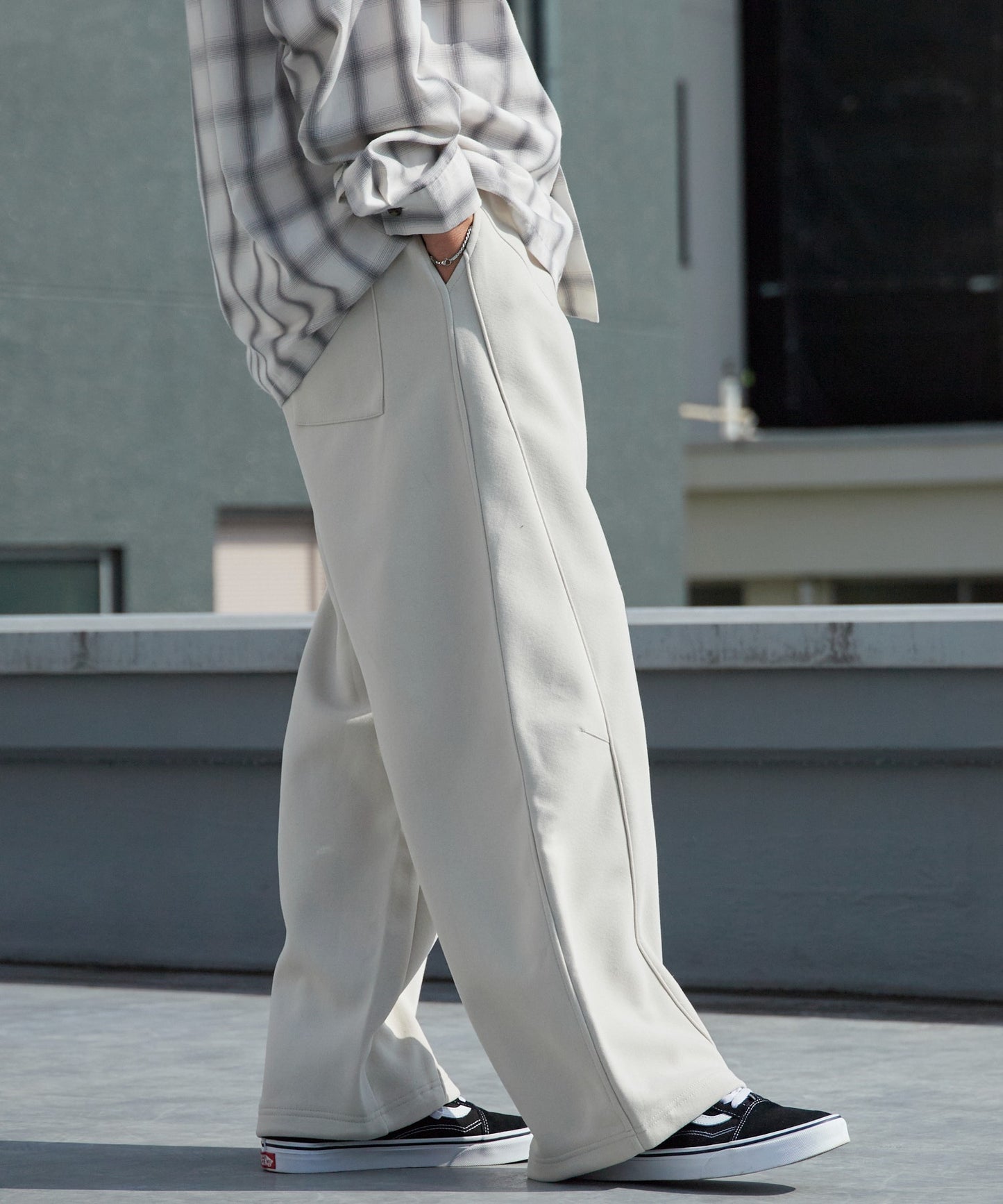 ALL RUNS / カーブシルエット イージースウェットパンツ