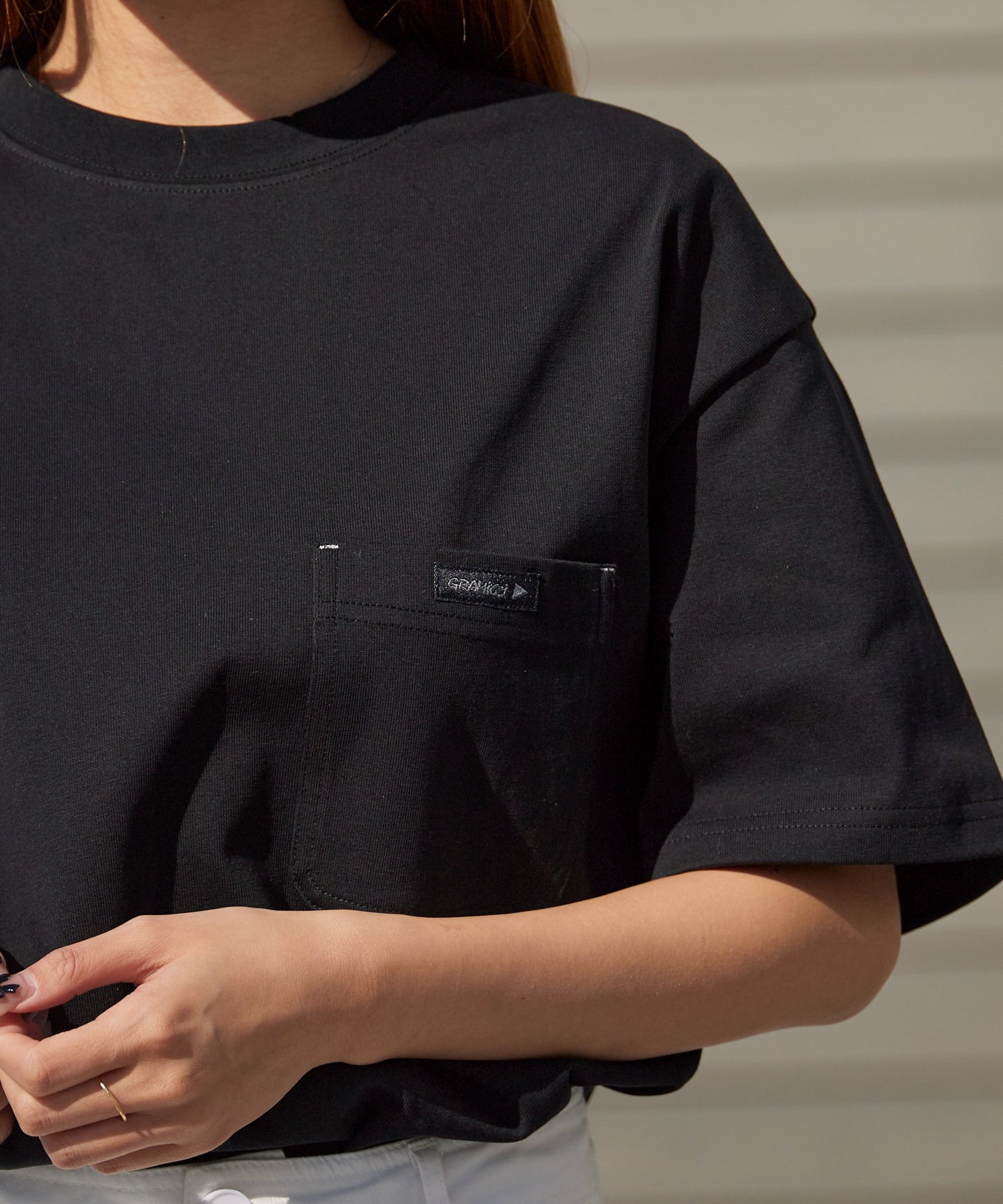 and wander × Gramicci / backprint S/S tee