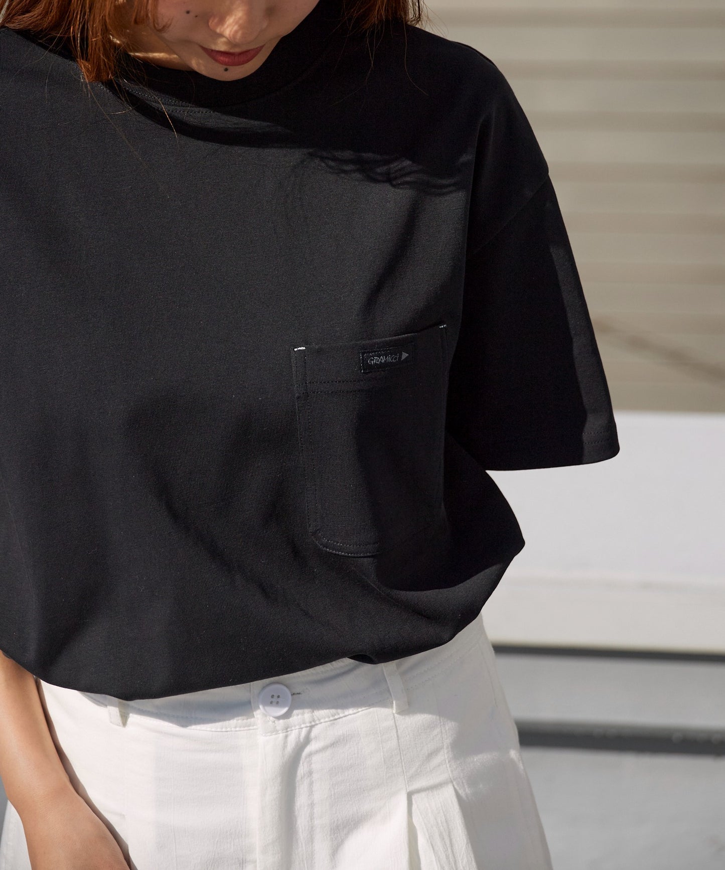 and wander × Gramicci / backprint S/S tee
