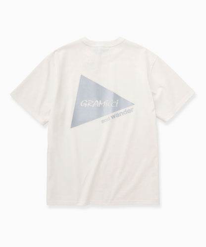 and wander × Gramicci / backprint S/S tee