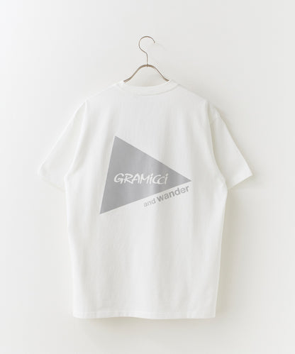 and wander × Gramicci / backprint S/S tee