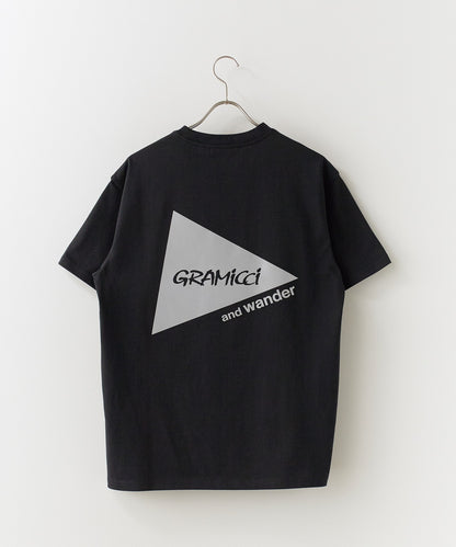 and wander × Gramicci / backprint S/S tee