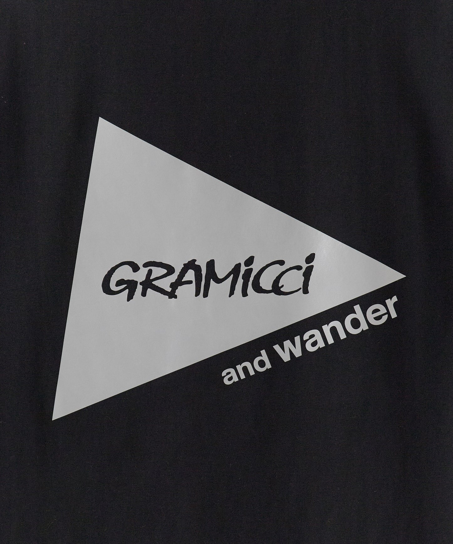 and wander × Gramicci / backprint S/S tee