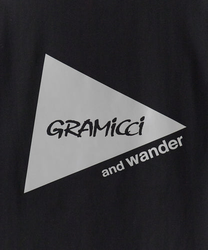 and wander × Gramicci / backprint S/S tee