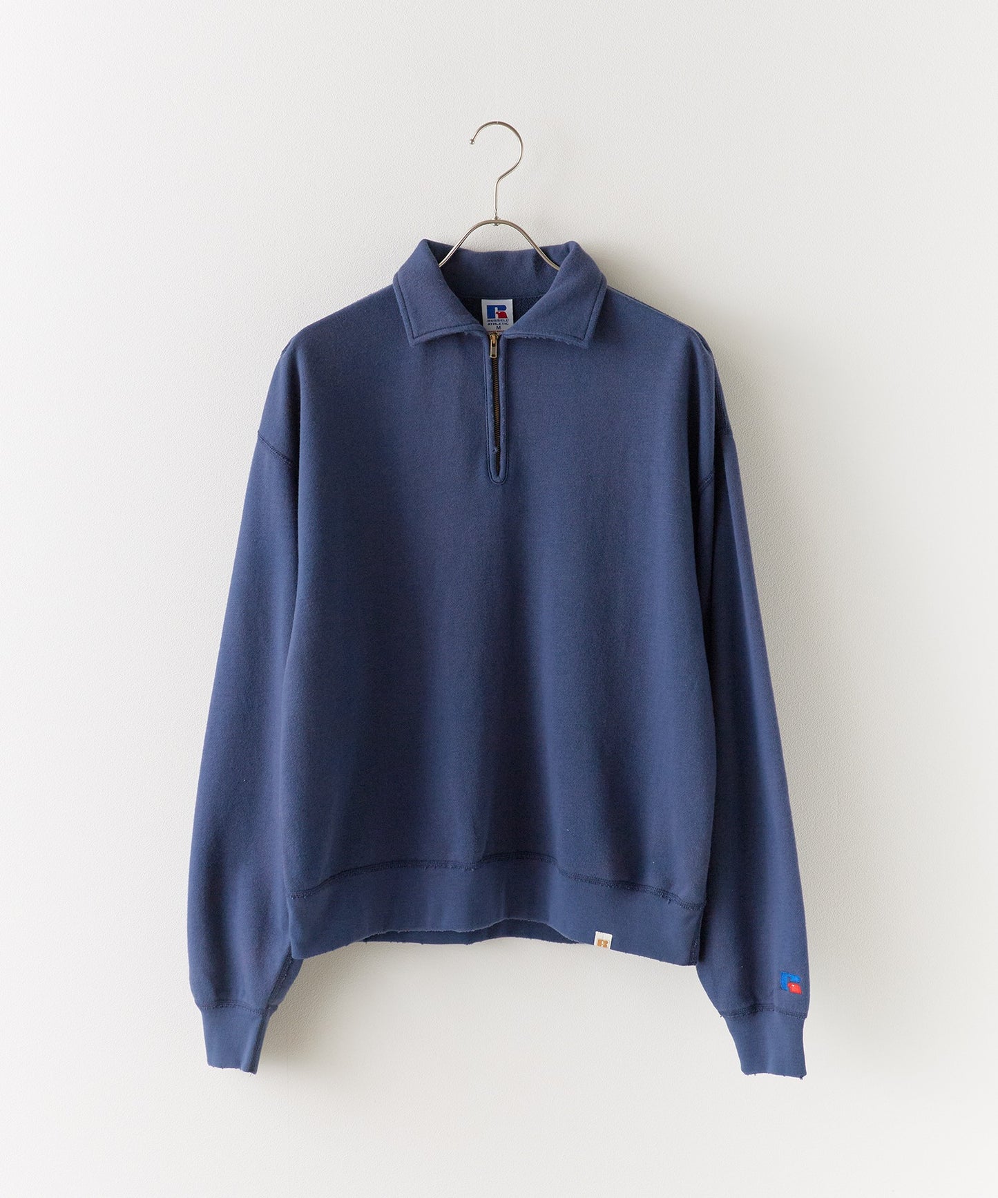 Russell Athletic / VTG Tri-Blend Sweat Half Zip