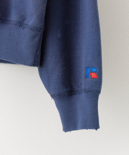 Russell Athletic / VTG Tri-Blend Sweat Half Zip