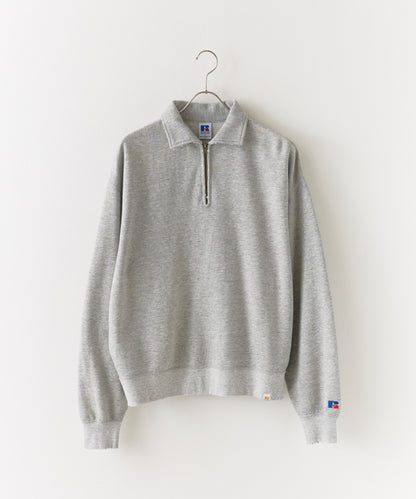 Russell Athletic / VTG Tri-Blend Sweat Half Zip