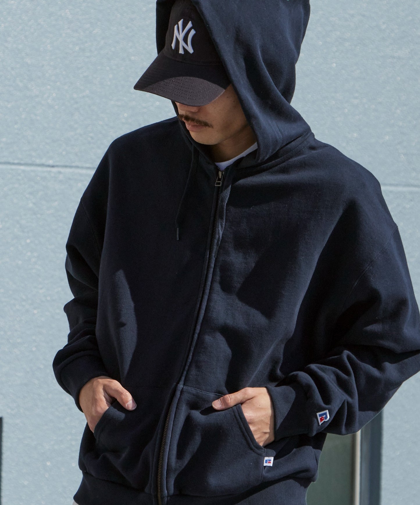 Russell Athletic / Soft Loop Back Sweat Zip Hoodie