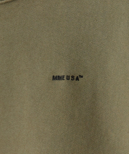 MINE / PIGMENT/GARMENT DYE SWEAT CREW 14oz
