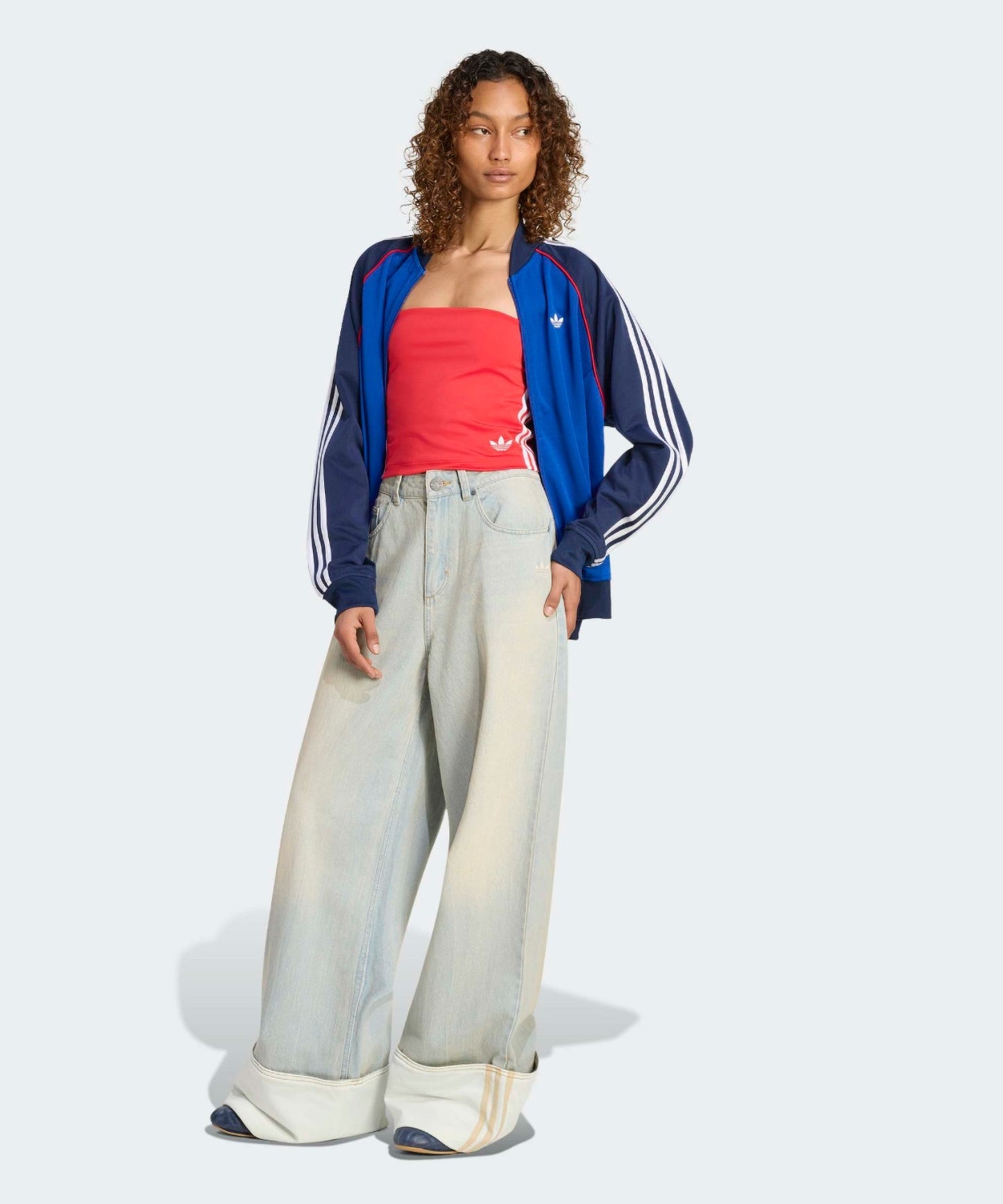 adidas / ビンテージ ワイドレッグ ジーンズ