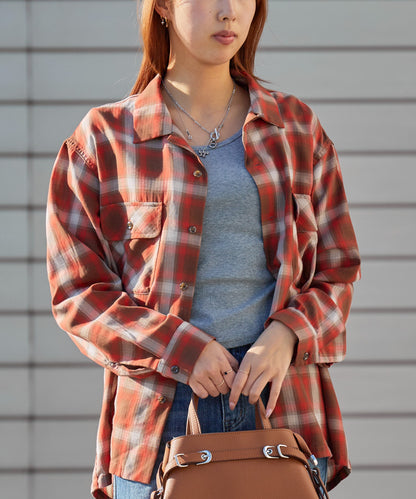 BIG MAC / OPEN COLLAR L/S SHIRTS