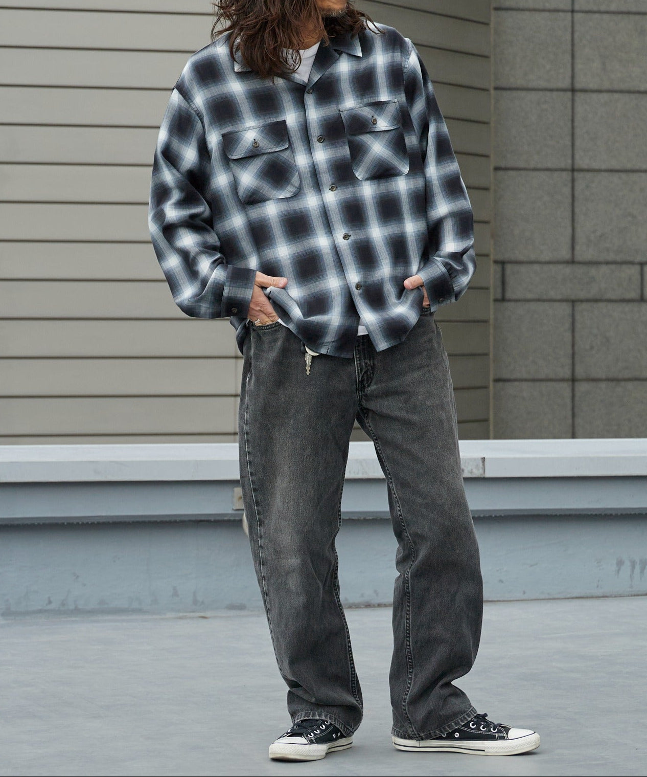 BIG MAC / OPEN COLLAR L/S SHIRTS