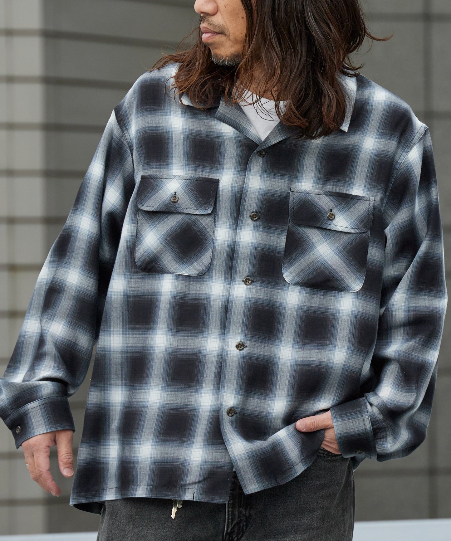 BIG MAC / OPEN COLLAR L/S SHIRTS
