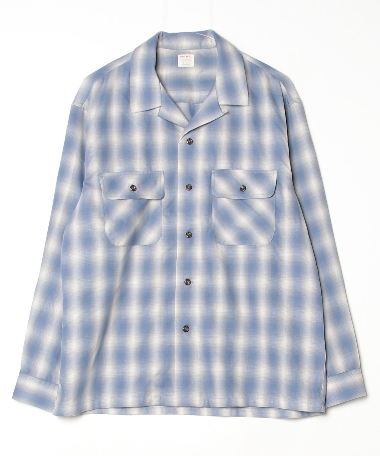 BIG MAC / OPEN COLLAR L/S SHIRTS - T/C