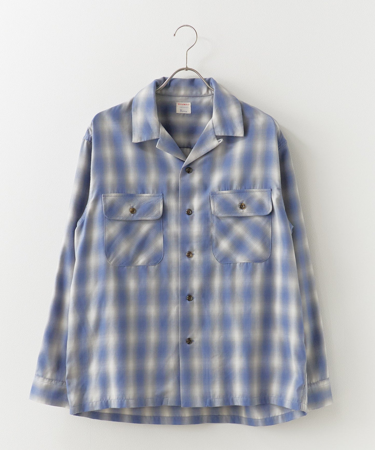 BIG MAC / OPEN COLLAR L/S SHIRTS - T/C