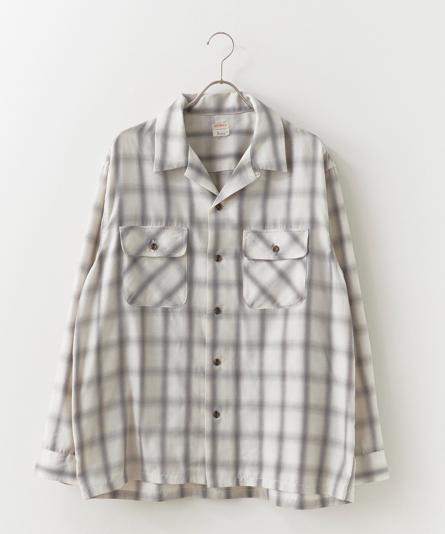 BIG MAC / OPEN COLLAR L/S SHIRTS - T/C