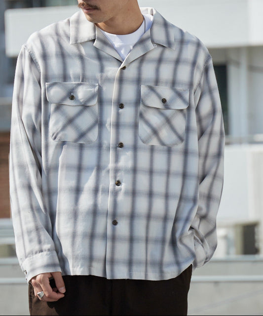 BIG MAC / OPEN COLLAR L/S SHIRTS