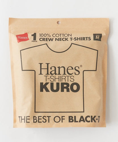 Hanes/ヘインズ T-SHIRTS KURO/MOKU HM1-D202/HM1-D203