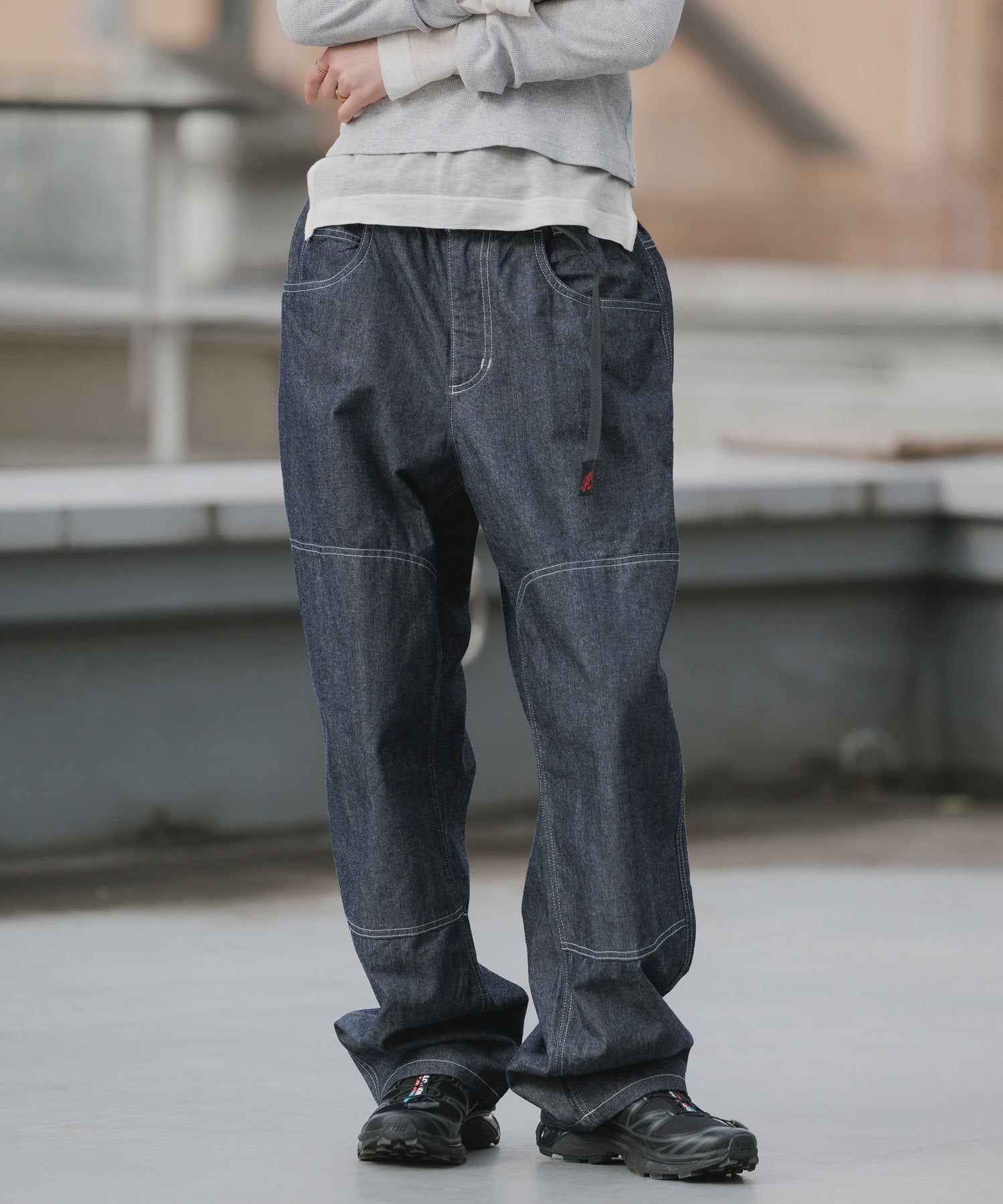Gramicci / JAPANESE CHAMBRAY DOUBLE KNEE – ROOP TOKYO