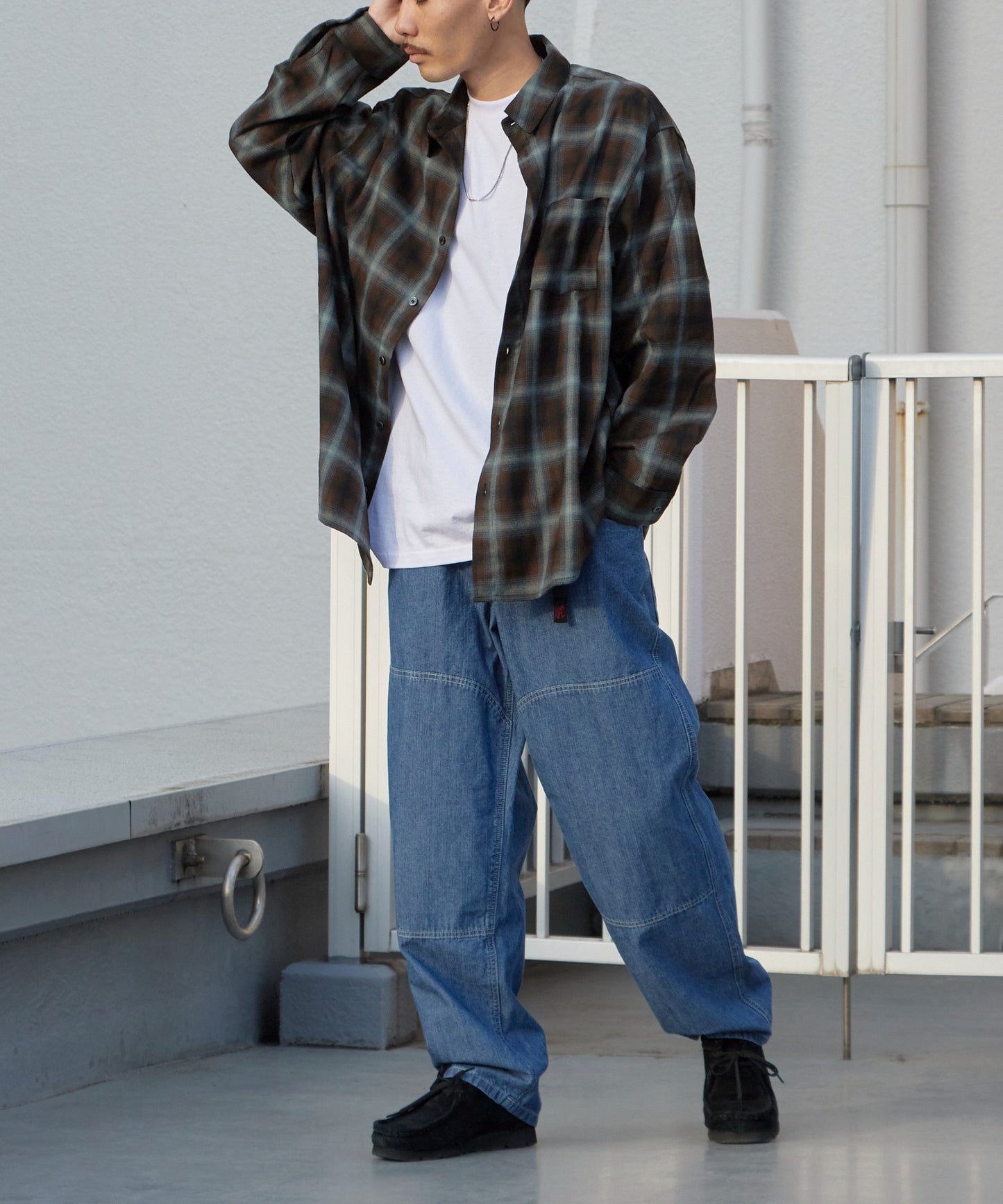 Gramicci / JAPANESE CHAMBRAY DOUBLE KNEE