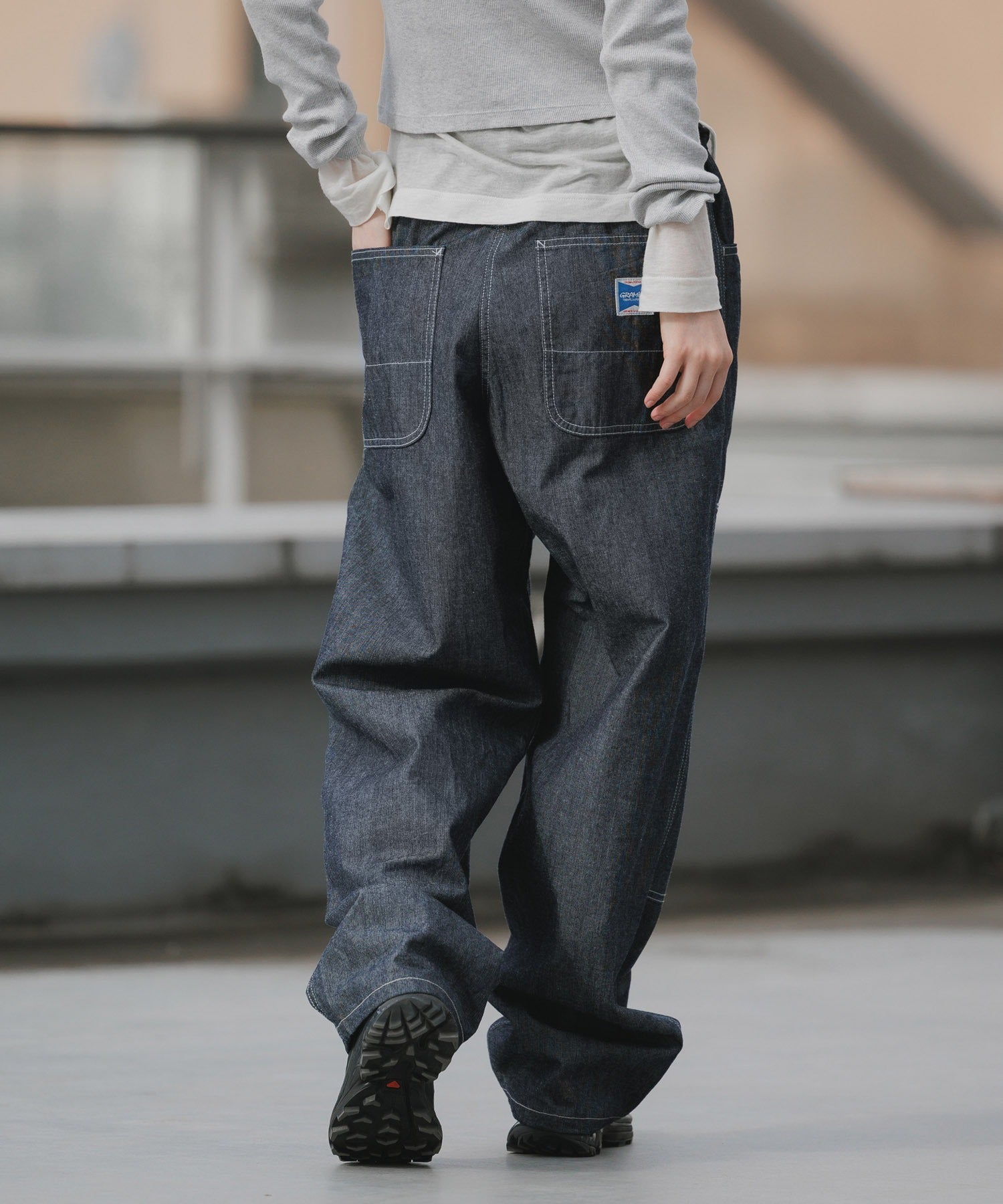2yぐらむ Gramicci / JAPANESE CHAMBRAY DOUBLE KNEE – ROOP TOKYO