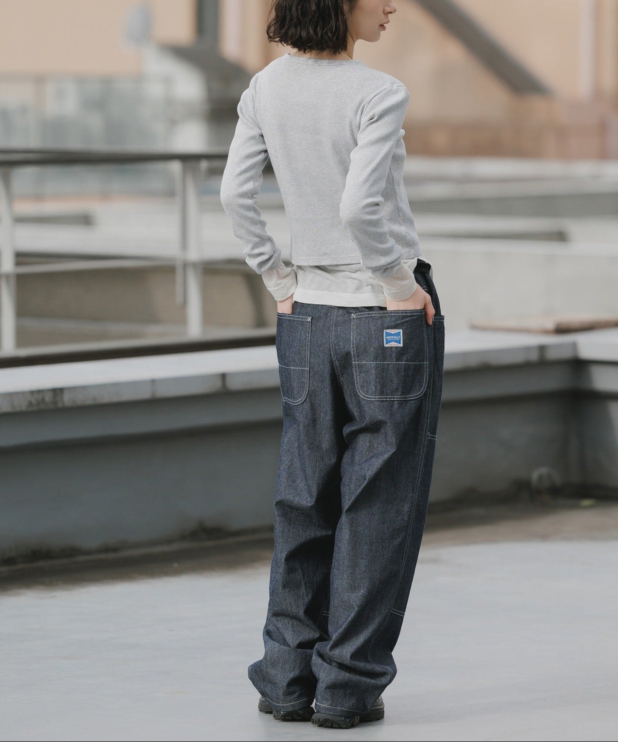 Gramicci / JAPANESE CHAMBRAY DOUBLE KNEE – ROOP TOKYO