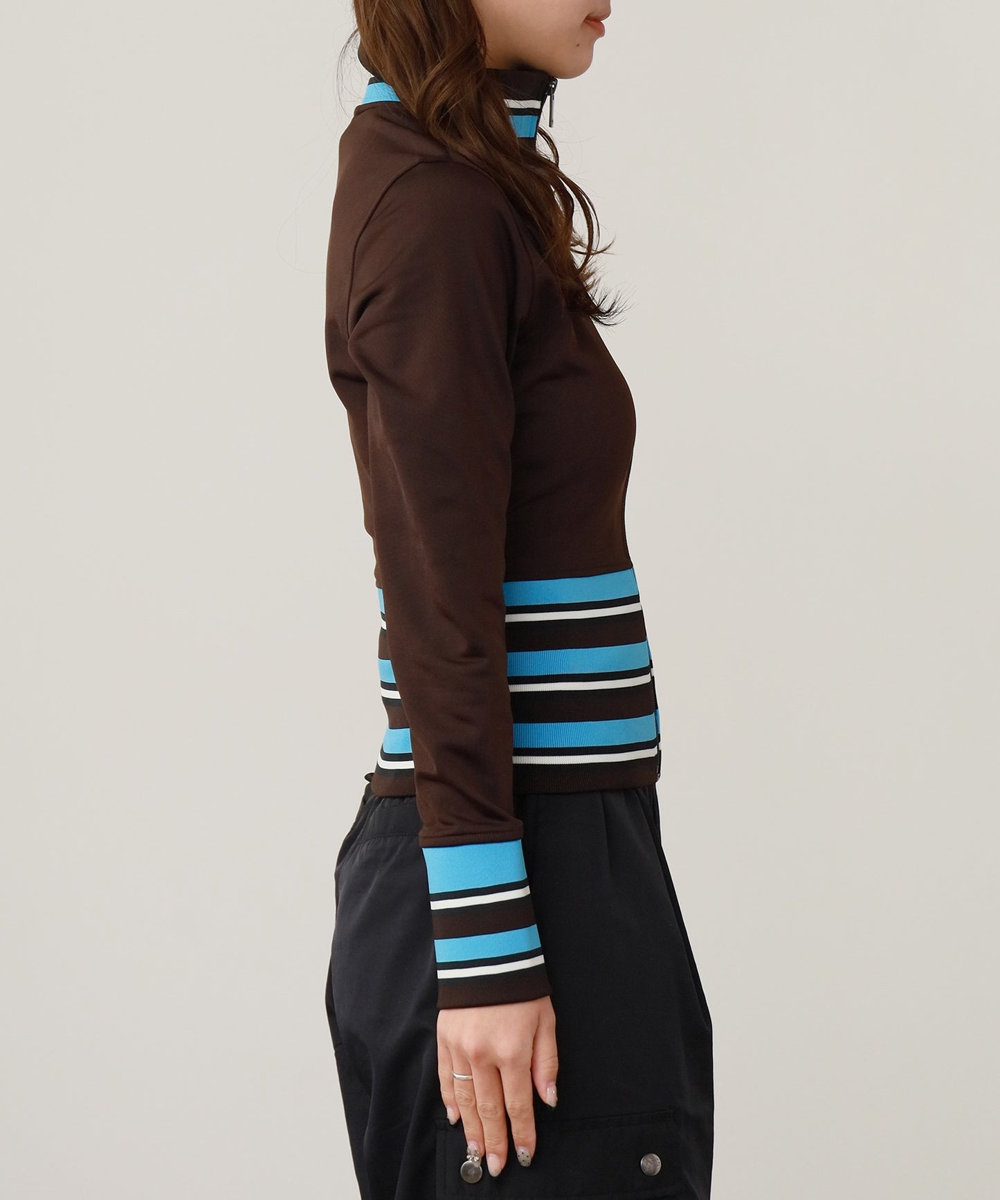 adidas / ビンテージ TT ハイ ニット リブ トップス