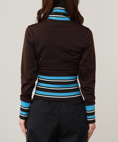 adidas / ビンテージ TT ハイ ニット リブ トップス