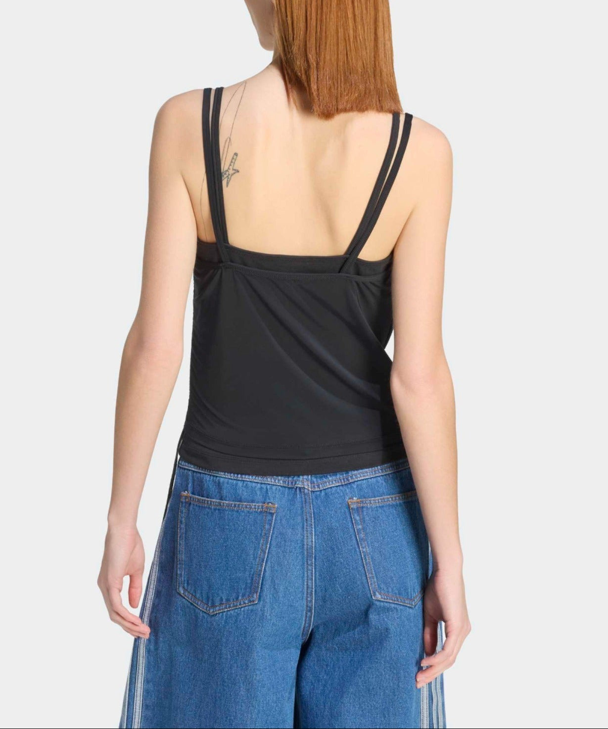 adidas / トレフォイルロゴ ダブルレイヤータンクトップ