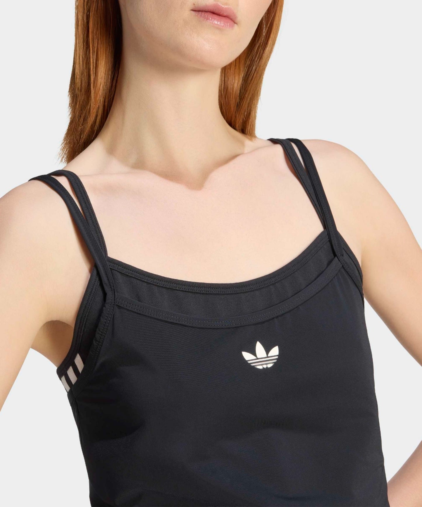 adidas / トレフォイルロゴ ダブルレイヤータンクトップ