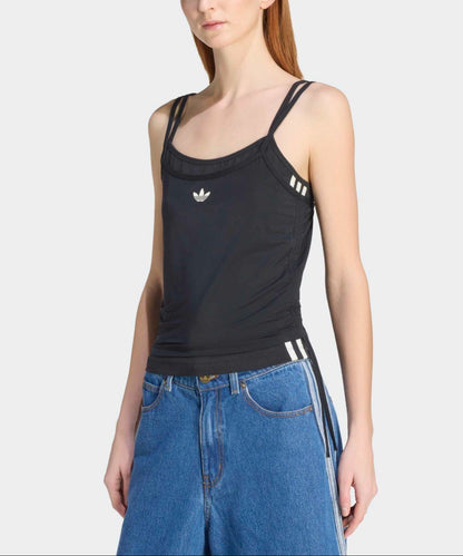 adidas / トレフォイルロゴ ダブルレイヤータンクトップ