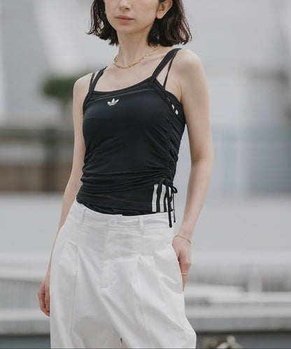 adidas / トレフォイルロゴ ダブルレイヤータンクトップ