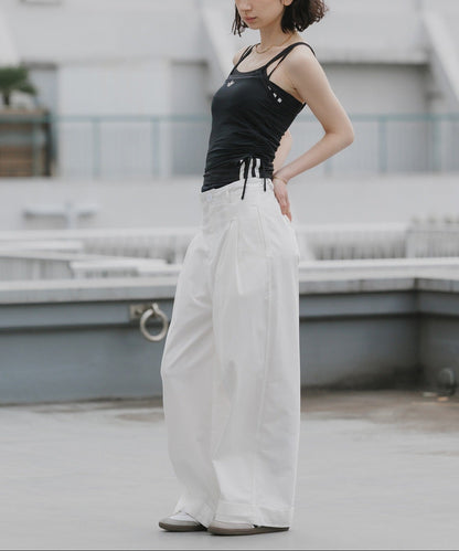 adidas / トレフォイルロゴ ダブルレイヤータンクトップ